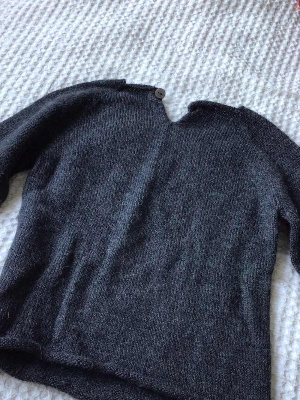 Oeuf Black Hat with Red Ear Flaps - Kids